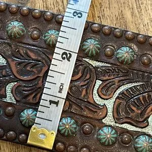 Double J Belt Hipster fashion, 3” wide. Rodeo Queen Double J | Accessories | Double J Belt Hipster Fashion 3  main image 2